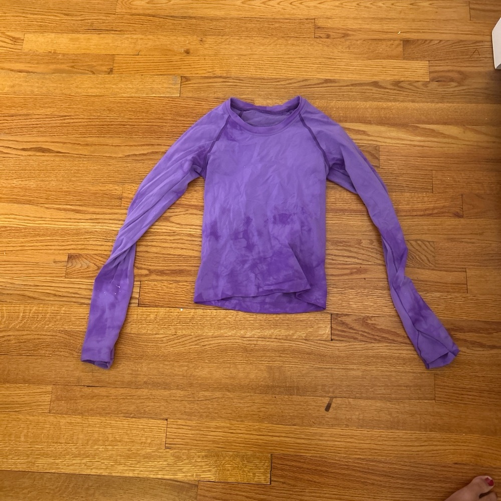 lululemon athletica Purple Long Sleeve Tee